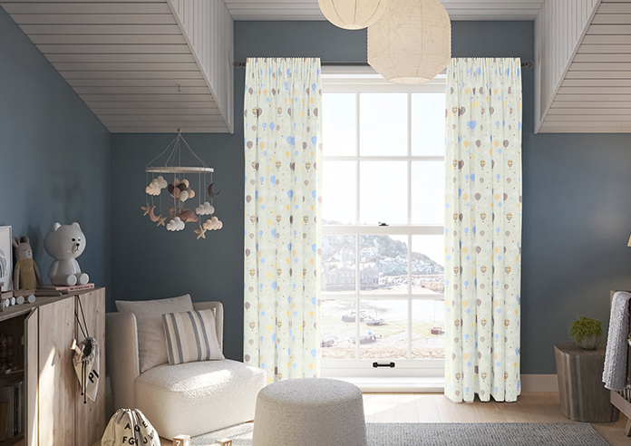 Balloon Festival, Skyline - Made to Measure Curtains - Image 3